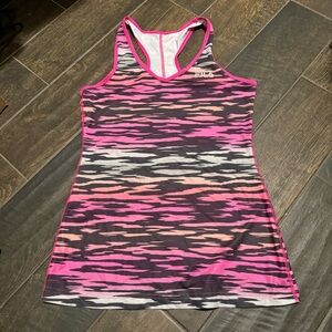 EUC Fila Ombre Racerback Tunic Tank Top